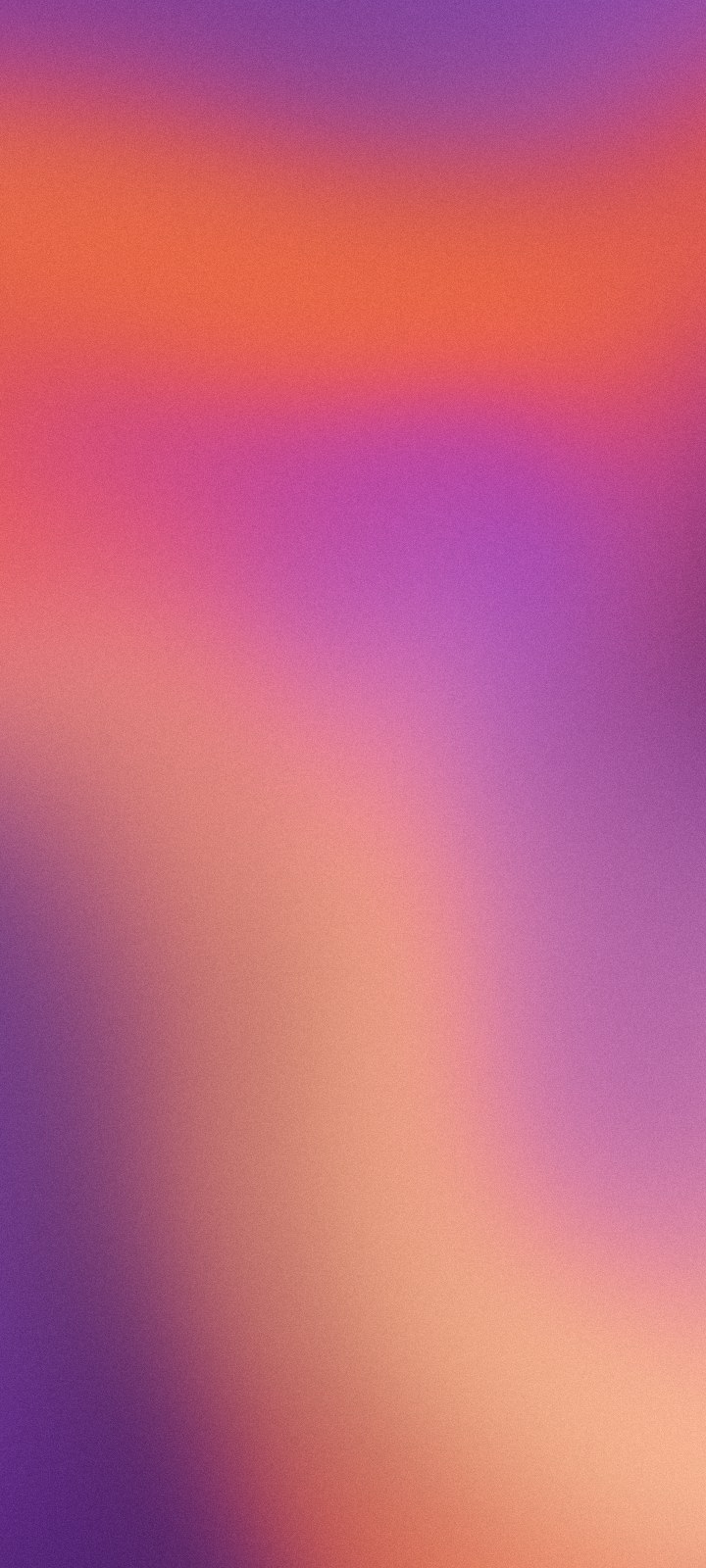 Orange and violet aura mesh gradient phone wallpaper