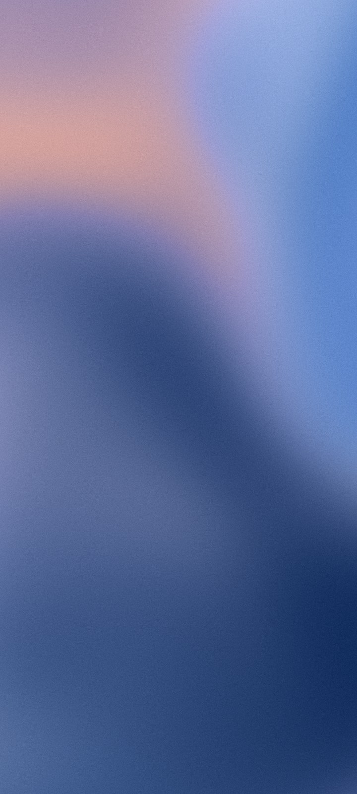 Blue and peach mesh gradient iPhone wallpaper
