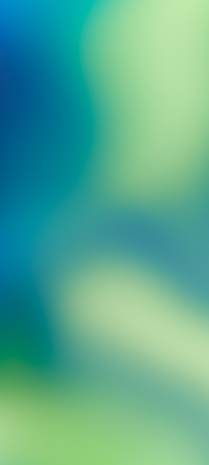 Blue and lime blur mesh gradient phone wallpaper