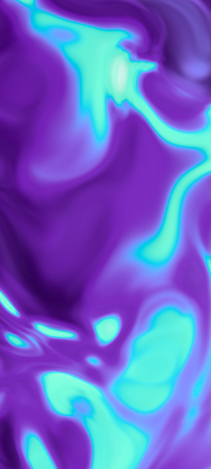 Violet and mint liquid gradient phone wallpaper