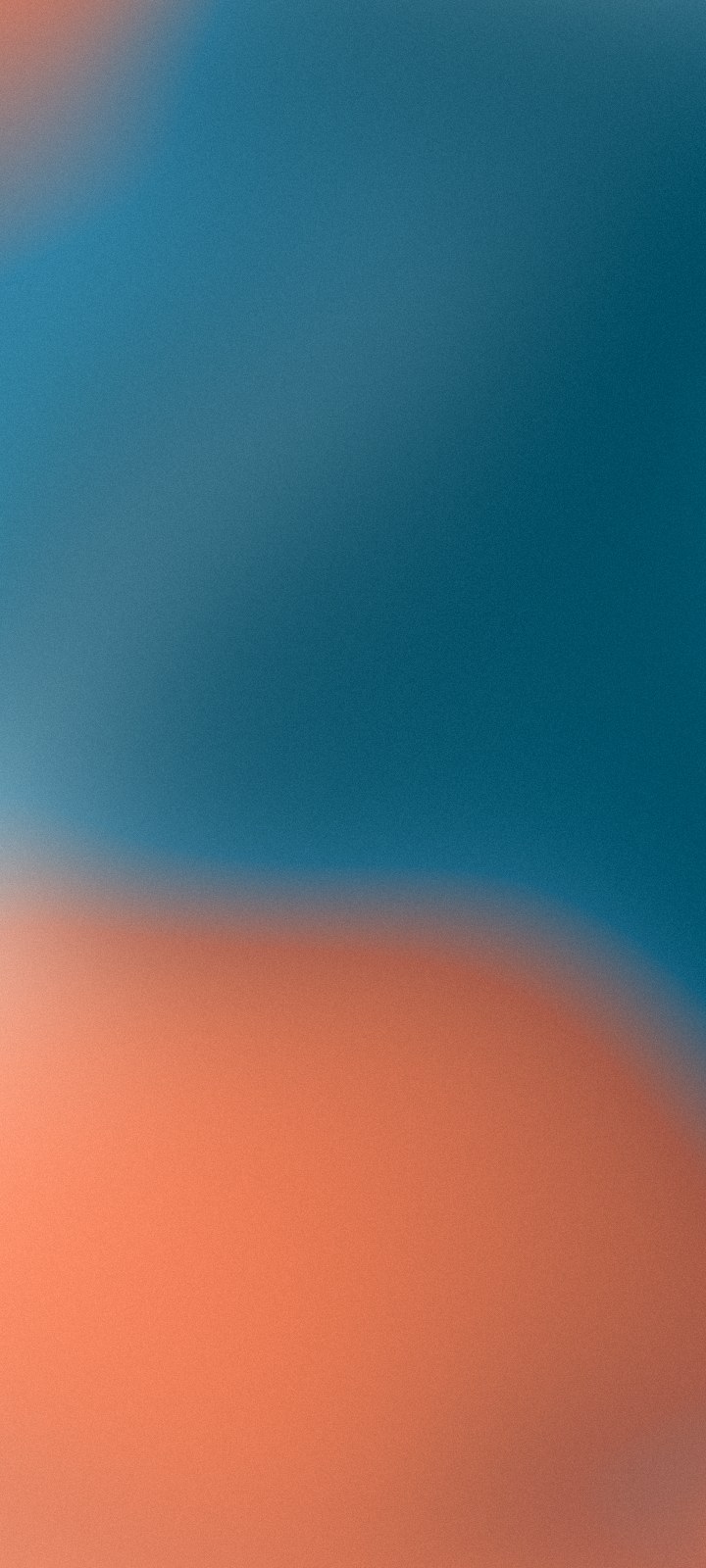 Teal and coral matching mesh gradient iPhone wallpaper