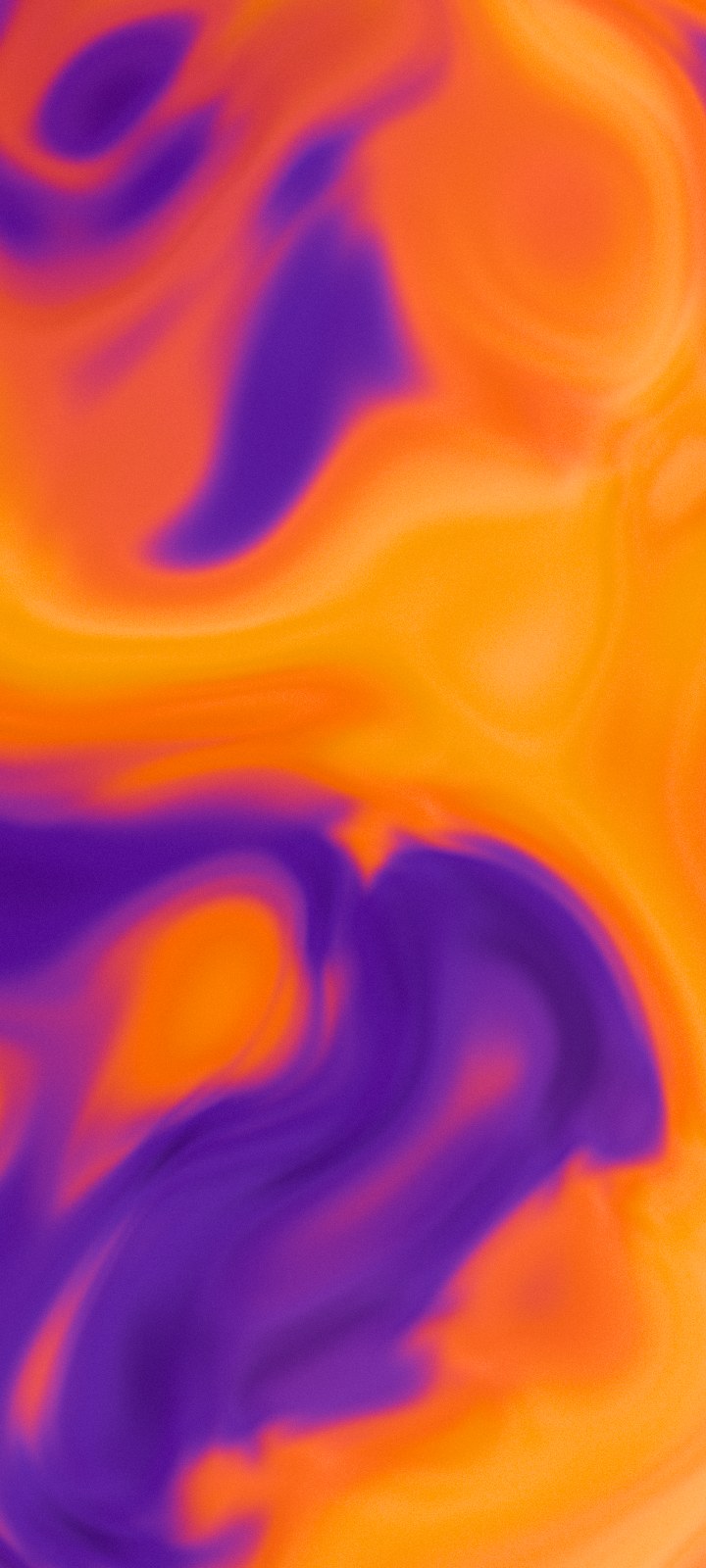 Orange and violet liquid gradient iPhone wallpaper