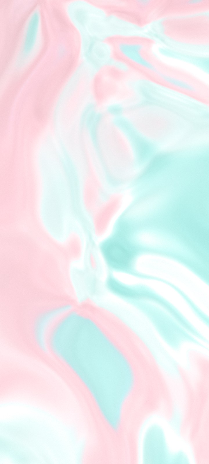 Aqua and blush liquid gradient iPhone wallpaper