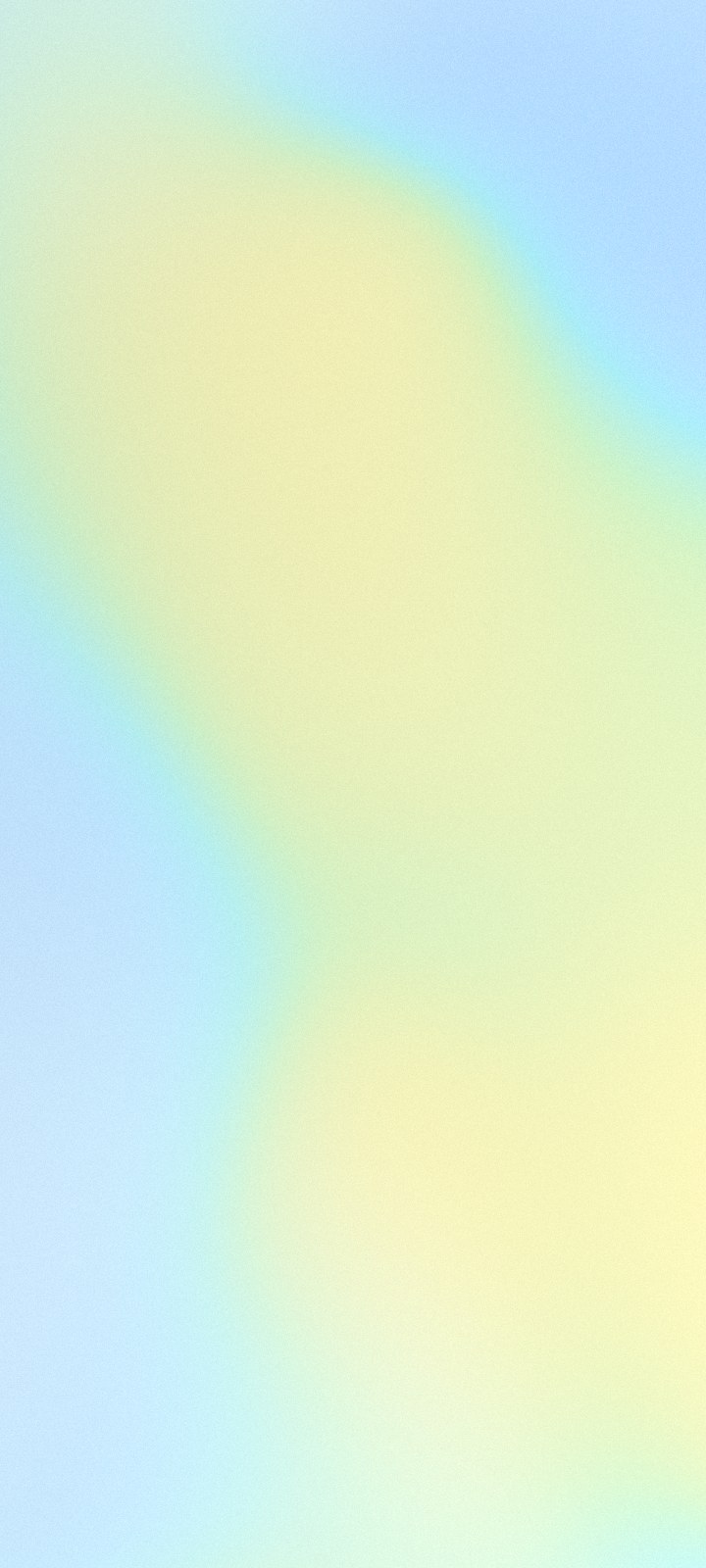 Lemon and sky mesh gradient iPhone wallpaper