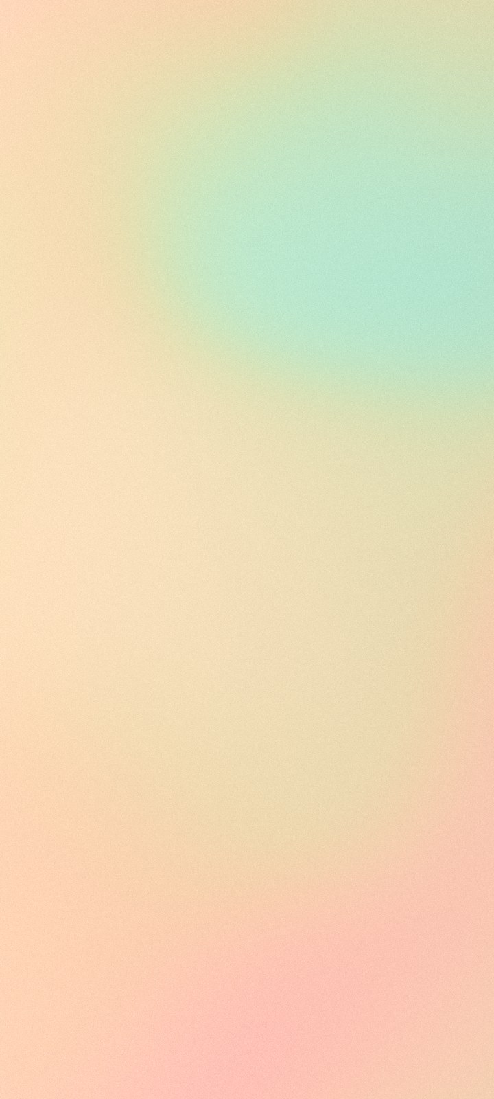 Seafoam and peach mesh gradient iPhone wallpaper