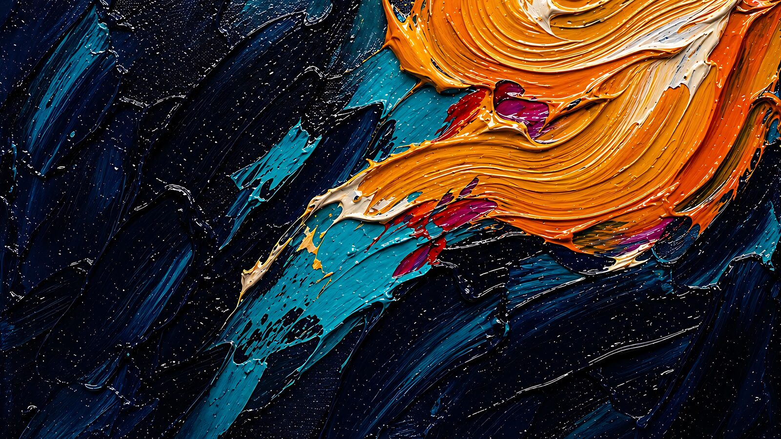 Impasto wallpaper 06