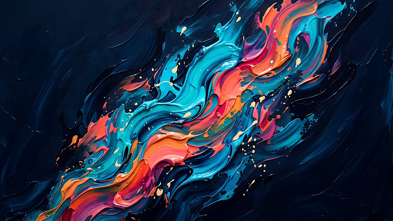 Impasto wallpaper 08